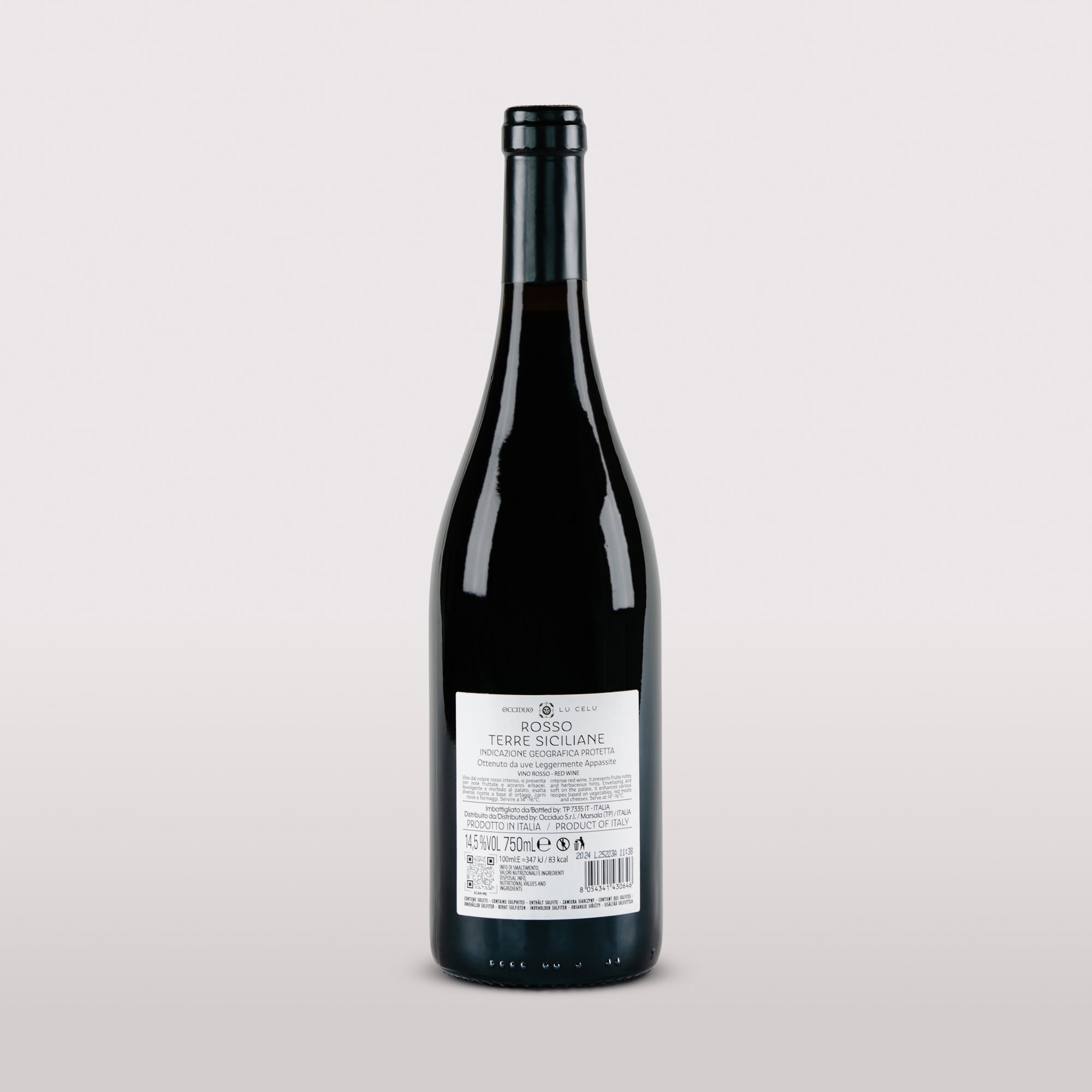Lu Celu - Terre Siciliane IGP Leggermente Appassito Rosso